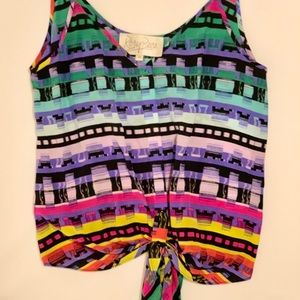 Rory Beca colorful tie front top